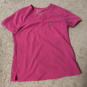 Figs Technical Collection Pink Top